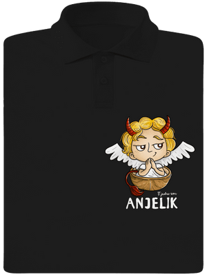 Anjelik pánska polokošeľa Black