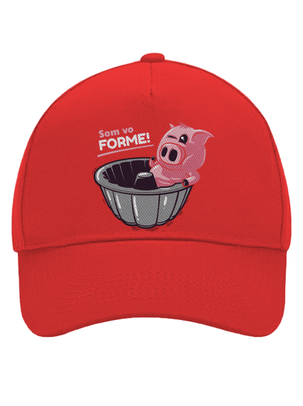 Vo forme šiltovka baseballka Classic Red