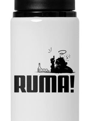 Ruma flaša na vodu White