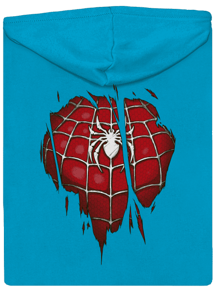 Spider Inside dámska mikina na zips Blue Atol
