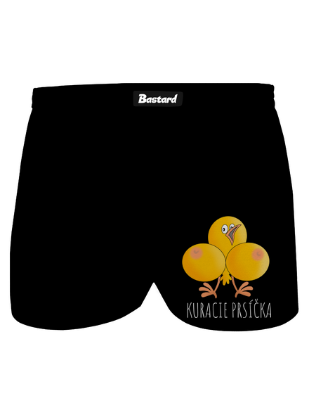 Kuracie prsíčka pánske trenky Black
