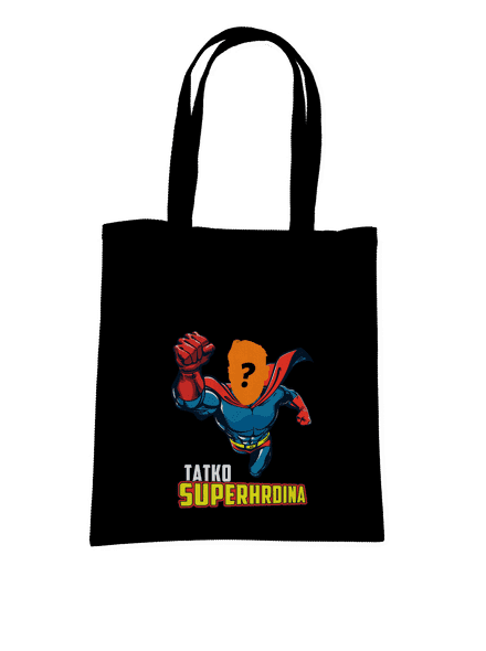 Tatko superhrdina taška Black