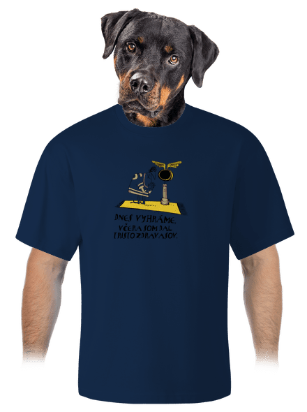 Dnes vyhráme unisex tričko oversized Midnight Blue