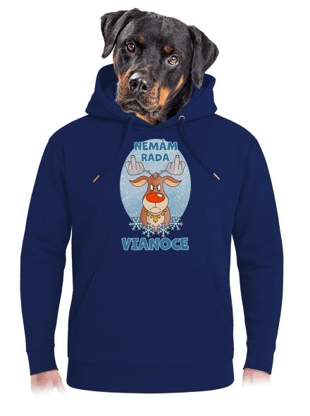 Nemám rád Vianoce unisex mikina premium Navy