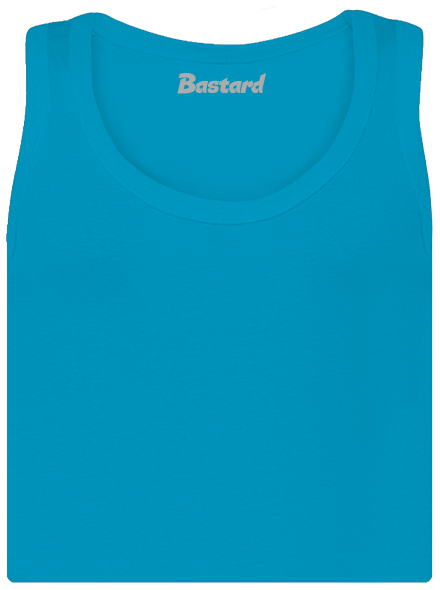 Bez potlače dámske tielko klasické Blue Atol