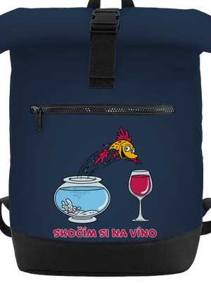 Skočím si na víno batoh French Navy