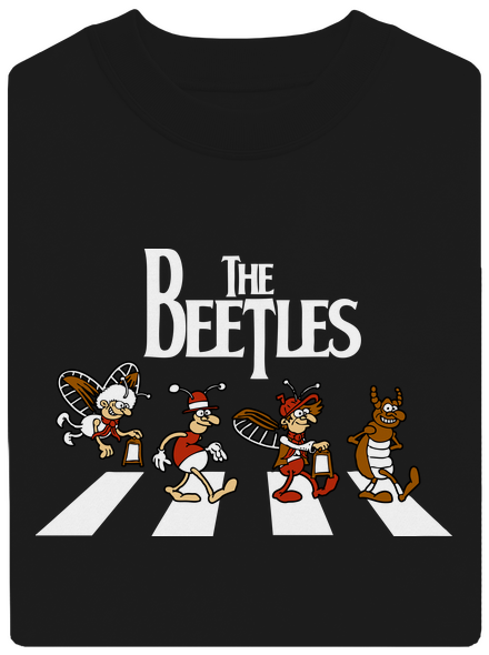 Beatles unisex mikina bez kapucne Black