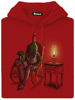 Dedo, rozprávaj dámska mikina klokanka Red Mal