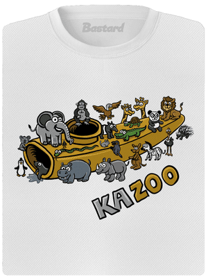 KaZoo dámske športové tričko White