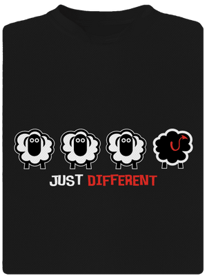 Čierna ovca detské športové tričko Black