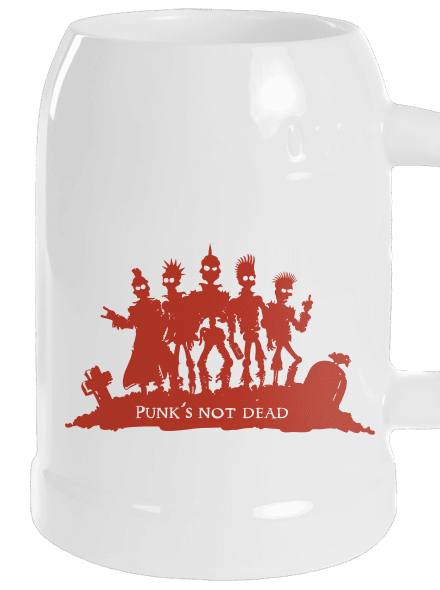 Punks Not Dead polliter White