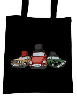 Traja veteráni taška Black