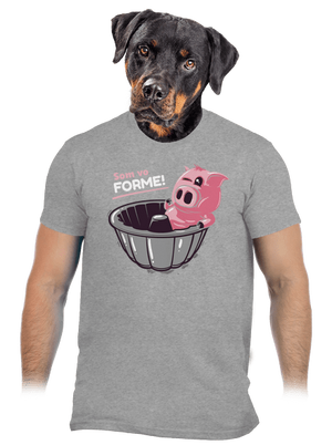 Vo forme pánske tričko Sport Grey