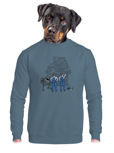 Murári unisex mikina bez kapucne Nordic Blue