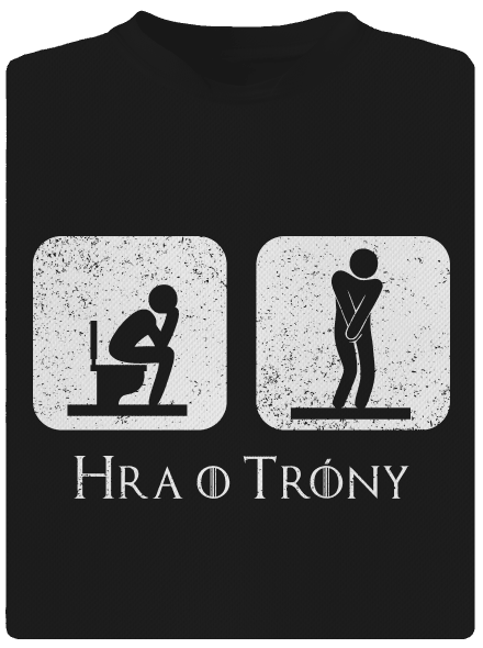 Hra o trůny pánske športové tričko Black