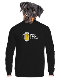 unisex mikina bez kapucne