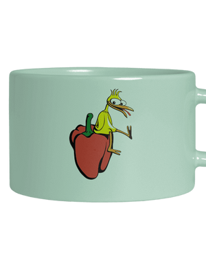 Kura na paprike hrnček makronka Mint Macaron