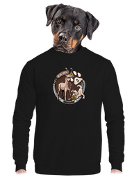 unisex mikina bez kapucne