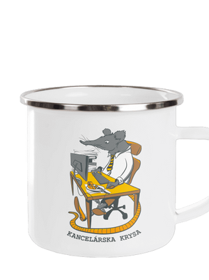 Kancelárska krysa plecháčik White