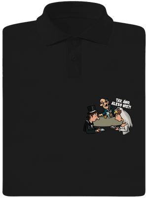 Svadobný obrad pánska polokošeľa Black