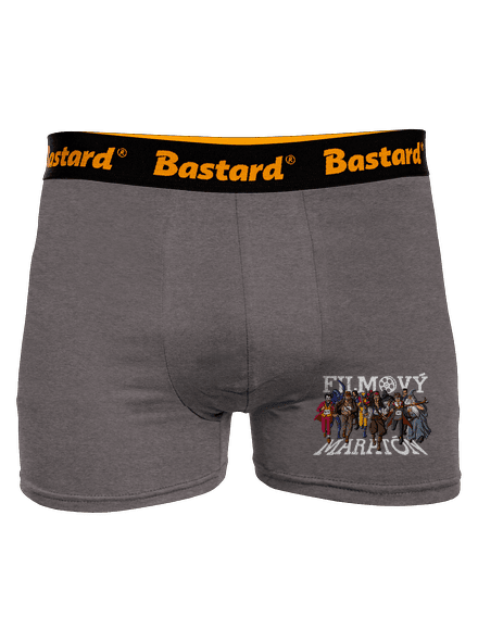 Filmový maratón boxerky Gray Melange