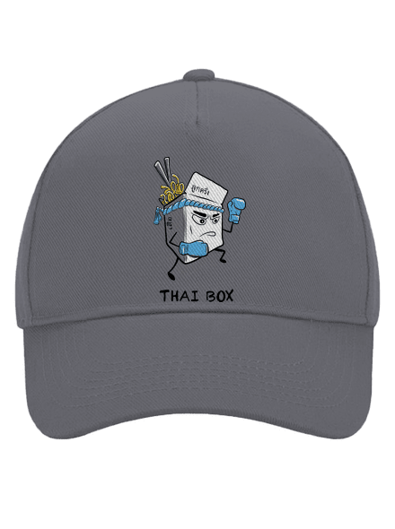 Thai box šiltovka baseballka Graphite grey