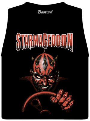 Starmageddon dámske tielko voľné Black