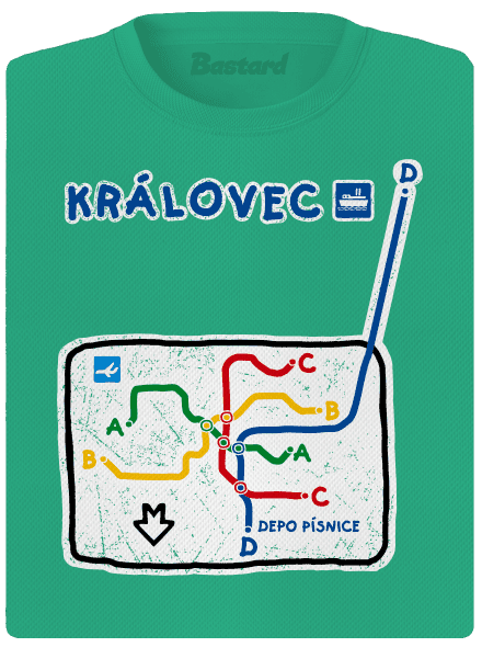 Metro Královec dámske športové tričko Mint Mal