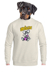 unisex mikina bez kapucne