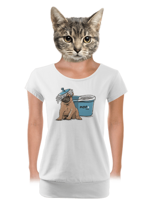 dámske tričko s lemom