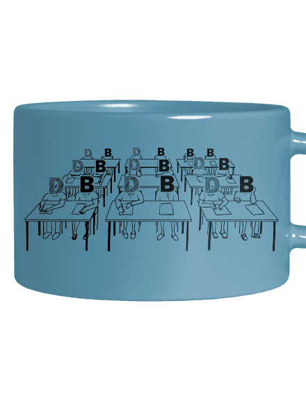 Cimrman: Debil, blbeček hrnček makronka Blue Macaron