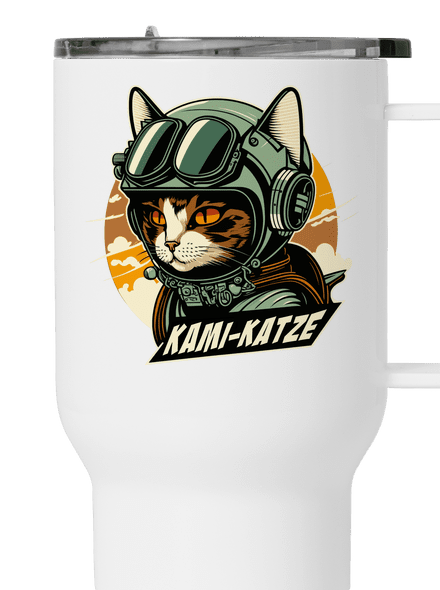 Kami-Katze termohrnček White