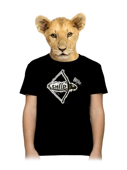 Shííp detské tričko Black