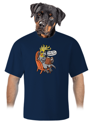 Korelax unisex tričko oversized Midnight Blue