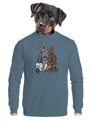 unisex mikina bez kapucne