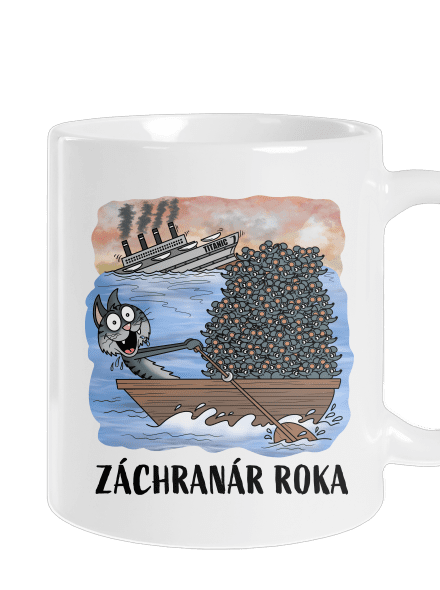 Záchranár roka klasický hrnček White