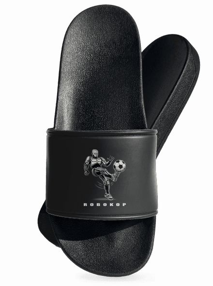 Robokop šľapky Black