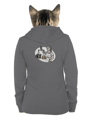 dámska mikina na zips