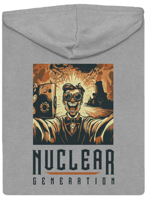 Nuclear generation pánska mikina na zips Light Melange