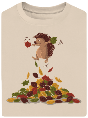 Radosť z lístia unisex tričko oversized Almond