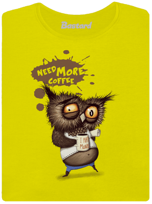Need more coffee dámske tričko prémium Lemon