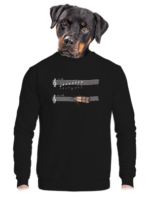 unisex mikina bez kapucne