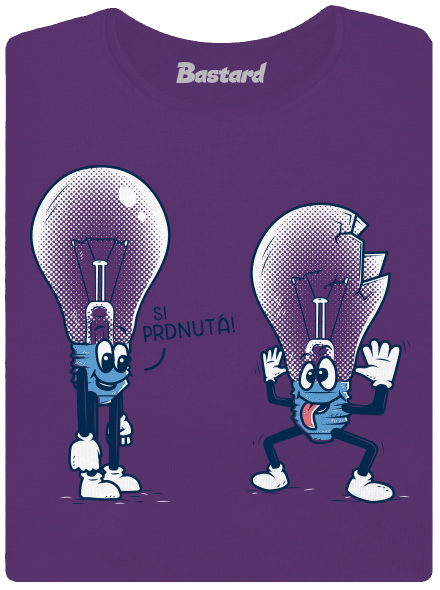 Prdlá dámske tričko prémium Purple