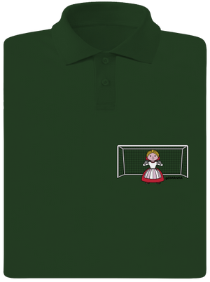 Gólmanka pánska polokošeľa Bottle Green Mal