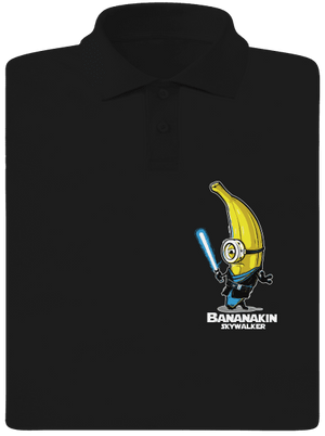 Bananakin Skywalker pánska polokošeľa Black