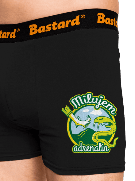 Milujem adrenalín boxerky Black