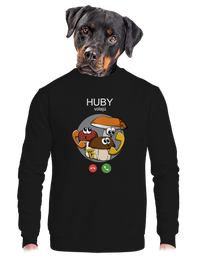 unisex mikina bez kapucne