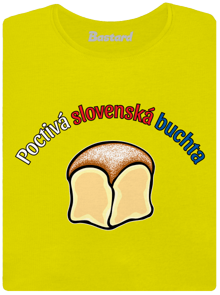 Poctivá buchta a klobása dámske tričko prémium Lemon