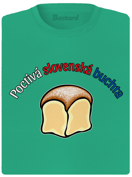 Poctivá buchta a klobása dámske športové tričko Mint Mal