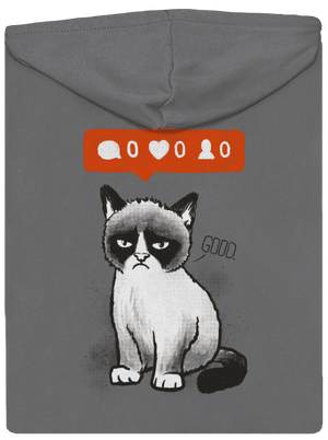 Grumpy dámska mikina na zips Steel Gray